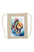Canvas Drawstring Backpack