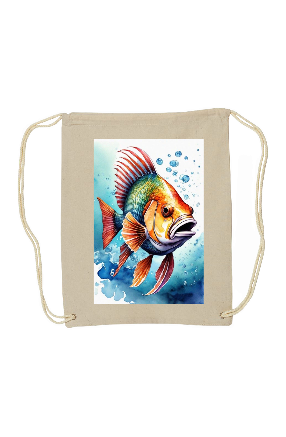 Canvas Drawstring Backpack